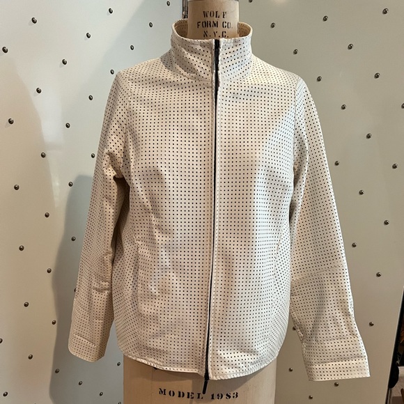 Maria Cornojo perforated leather jacket runway - Picture 1 of 5